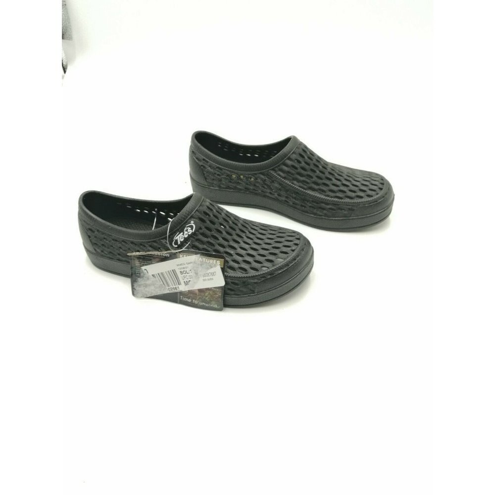 Tecs Relax Aqua Garden Shoes Black Rubber Women's US 6